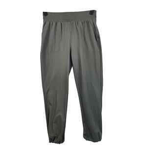 Rachel Zoe Womens Jogger Pants SZ Small Green Tapered Athletic Lounge Stretch